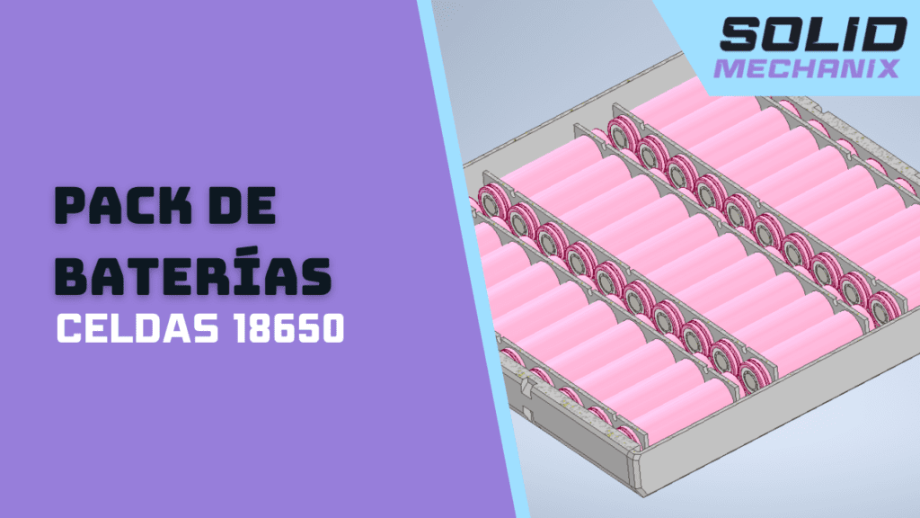 Pack de baterías con celdas 18650.