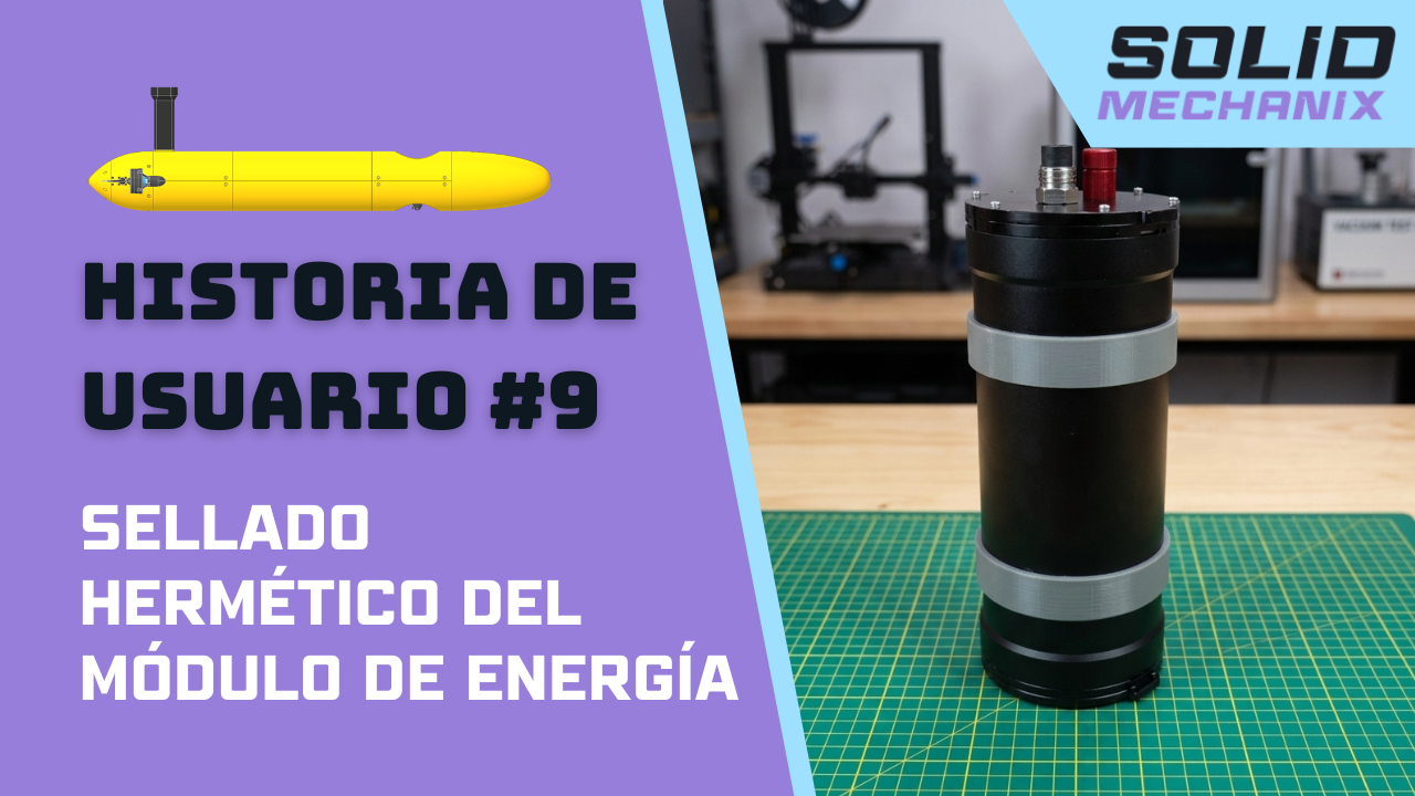 Sellado hermético del módulo de energía