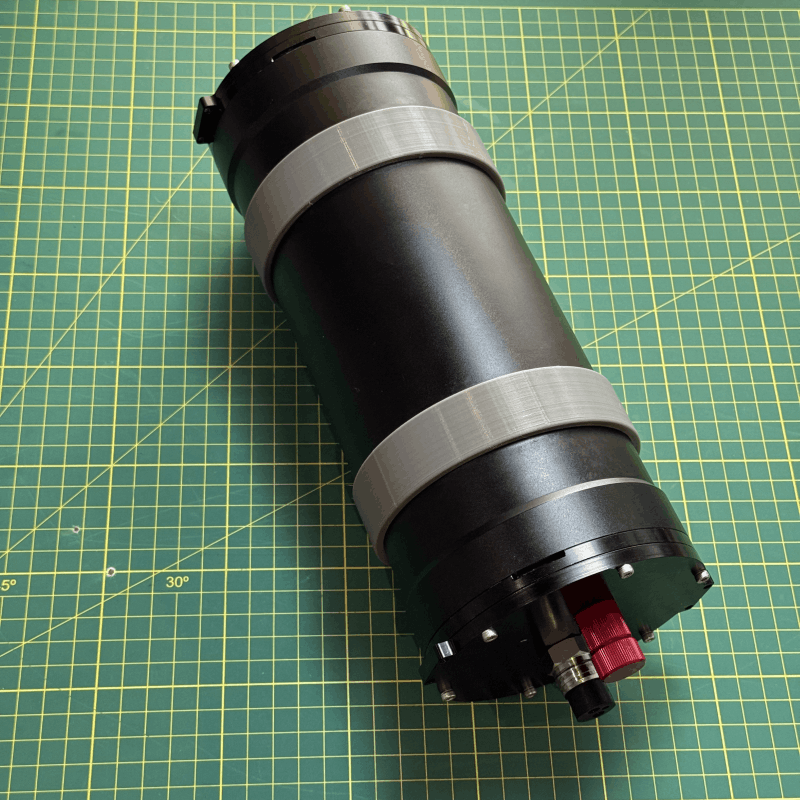 Sellado hermético del módulo de energía.