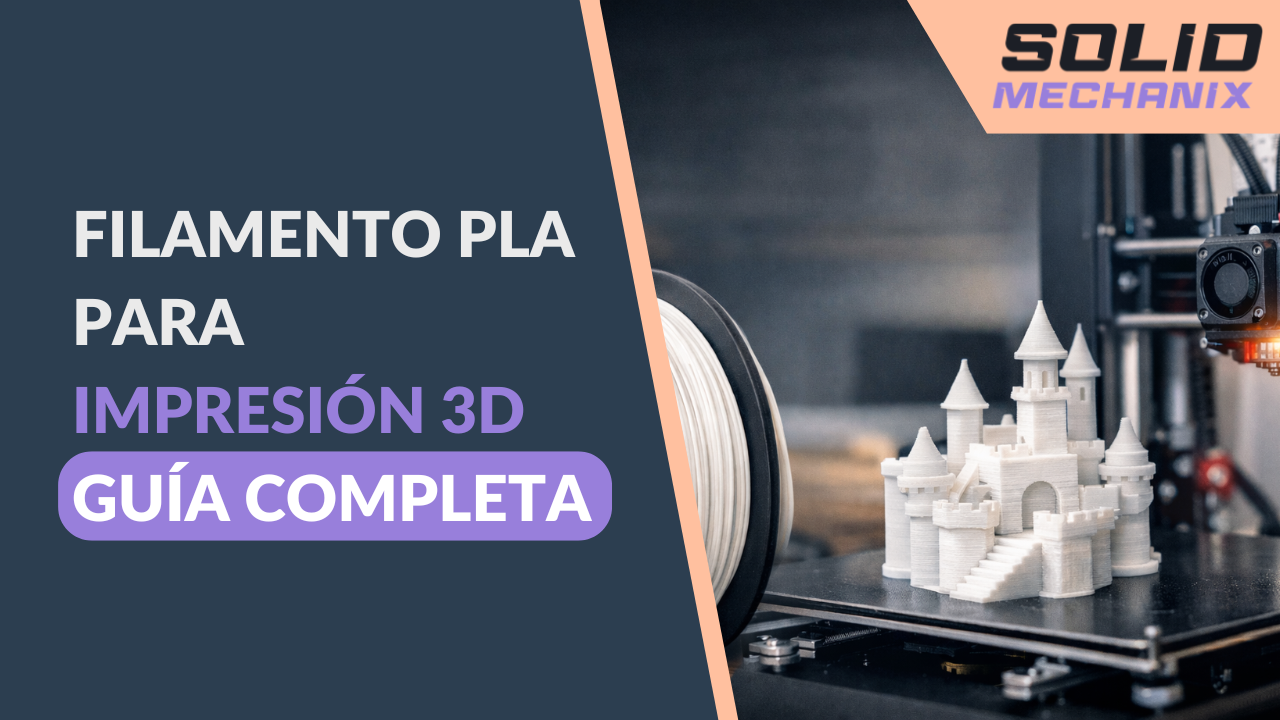Filamento PLA para impresión 3D.