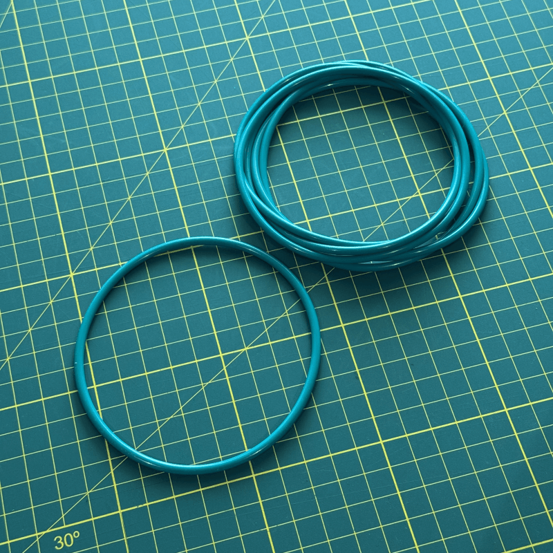 O-ring para sellado de cilindro de aluminio.